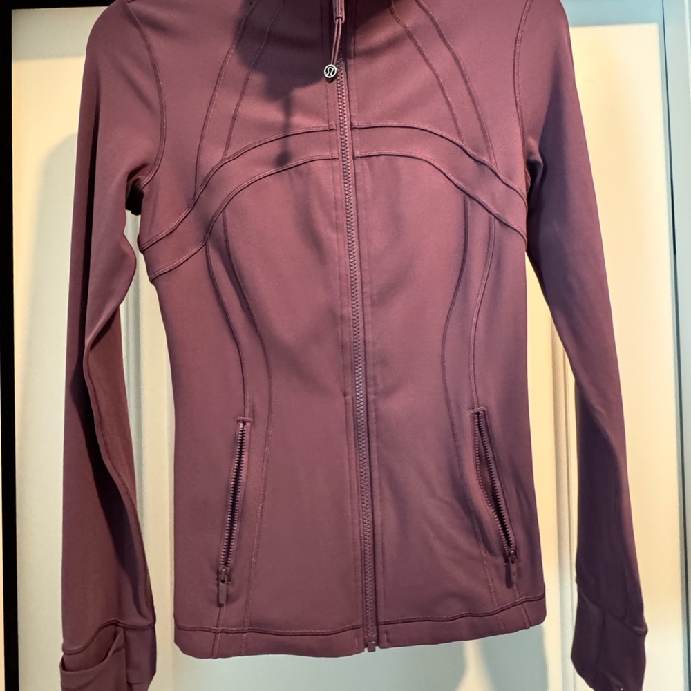 lululemon athletica Purple Utility Jacket with High Collar